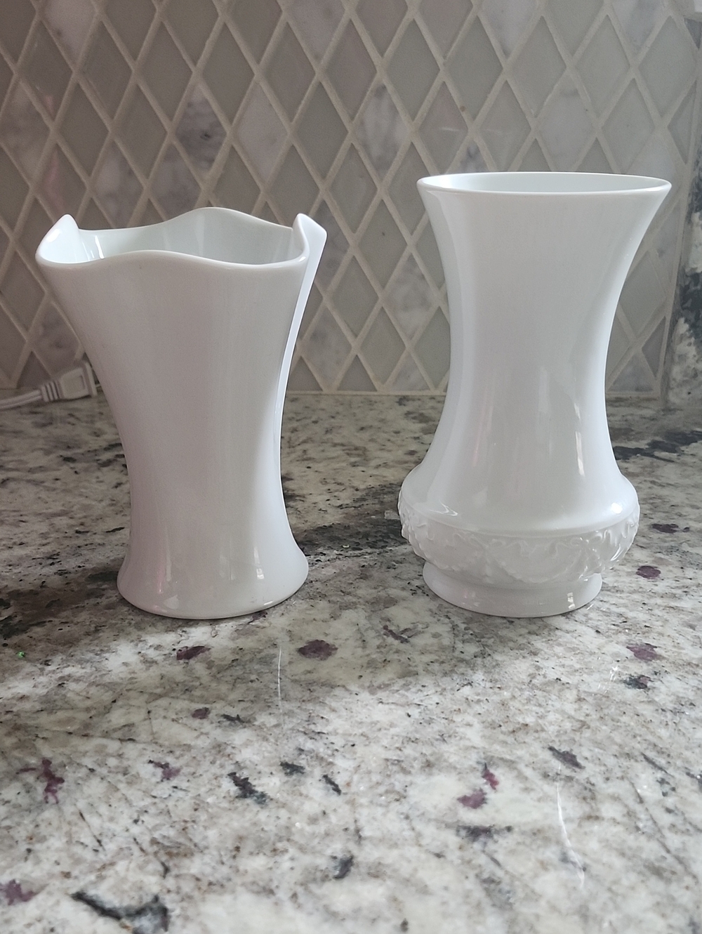 2 German Porcelain Vases